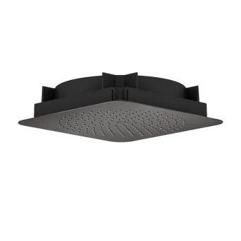 Dušas galva Axor Citterio C 27x27 cm, EcoSmart, pulēts melns hroms 28795340