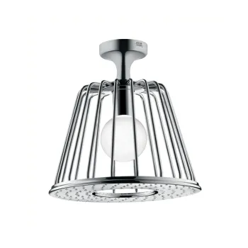 Dušas galva Axor LampShower, ar griestu pieslēgumu un Nendo dizainu, hroms 26032000