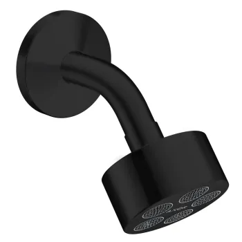 Dušas galva Axor One, diametrs 7,3 cm, EcoSmart, matēti melna 48490670