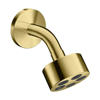 Dušas galva Axor One, diametrs 7 cm, EcoSmart, pulēta zelta krāsa 48490990