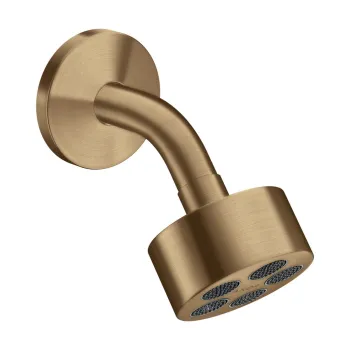 Dušas galva Axor, diametrs 7 cm, EcoSmart, pulēta bronza 48490140