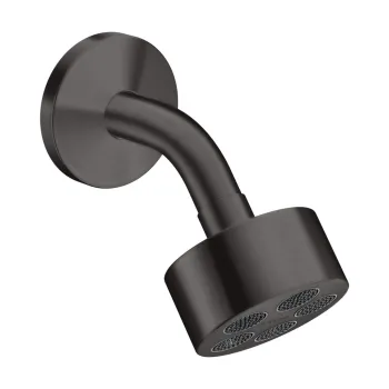 Dušas galva Axor, diametrs 7 cm, EcoSmart, pulēts melns hroms 48490340