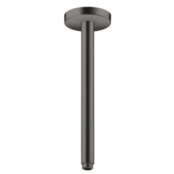 Dušas galvas turētājs Axor, 30 cm, birstēts melns hroms 26433340