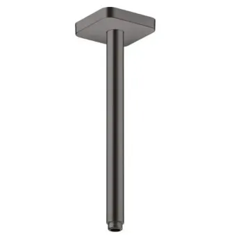 Dušas galvas turētājs Axor, 30 cm, birstēts melns hroms 26966340