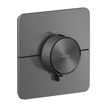 Dušas maisītājs AXOR ShowerSelect ID ar termostatu iebūvējams, HighFlow, birstēts melns hroms