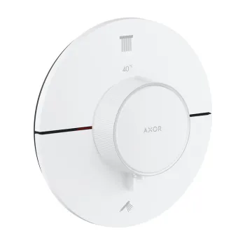 Dušas maisītājs AXOR ShowerSelect ID ar termostatu iebūvējams, matēti balts