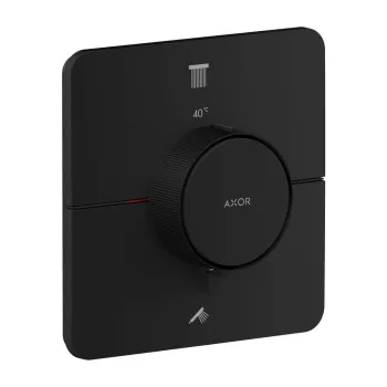 Dušas maisītājs AXOR ShowerSelect ID ar termostatu iebūvējams, matēti melns