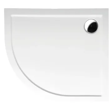 Dušas paliktnis Polysan RENA R Pusapaļš, Akmens masa R550, Labais 800x900x30mm 72891