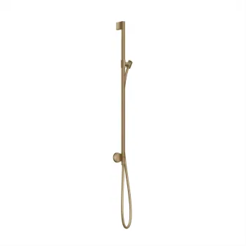 Dušas stienis AXOR One 97 cm ar dušas šļūteni, pulēta bronza 48792140