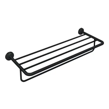 Dvieļu turētājs AXOR Universal Circular ar plauktu 60 cm, matēti melns 42843670