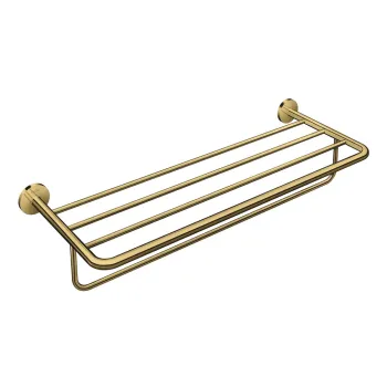 Dvieļu turētājs AXOR Universal Circular ar plauktu 60 cm, pulēta zelta izskats 42843990