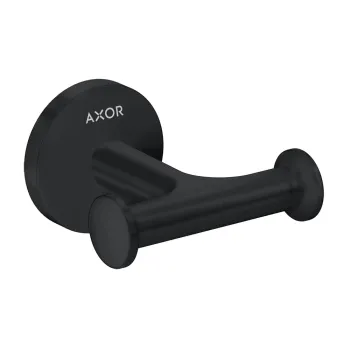 Dvieļu turētājs AXOR Universal Circular dubultais, matēti melns 42812670