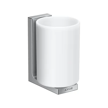 Glāze Axor Universal ar turētāju, balts/hroms 42604000