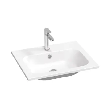 Mēbeļu izlietne Ravak Chrome 700 x 490mm, akmens masa, Balta XJG01170001