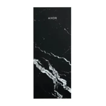 Nosegplāksne maisītājam Axor 120 mm, melns marmors 47915000
