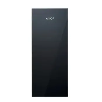 Nosegplāksne maisītājam Axor 120 mm, melns stikls 47902600