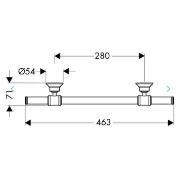 Rokturis Axor Montreux, hroms 42030000
