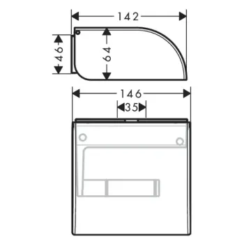 Tualetes papīra turētājs Axor Universal Circular birstēts niķelis 42858820