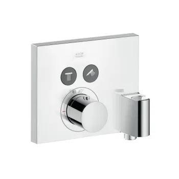 Vannas / Dušas maisītājs Axor ShowerSelect Square iebūvējams ar termostatu, FixFit bloku un turētāju, hroms 36712000