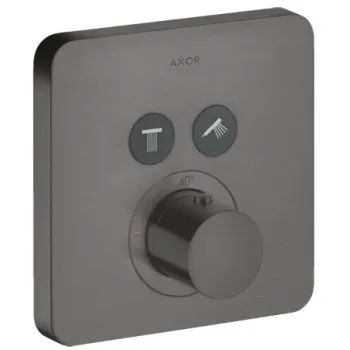 Vannas / Dušas maisītājs Axor ShowerSelect Iebūvējamais termostats, birstēts melns hroms 36707340