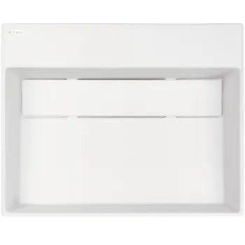 Vannas istabas izlietne Deante CORREO granīta uz virsmas ALABASTER, 500x400mm Balta