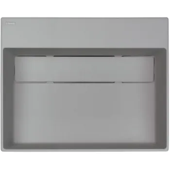 Vannas istabas izlietne Deante CORREO granīta uz virsmas GREY METALLIC, 500x400mm Pelēka