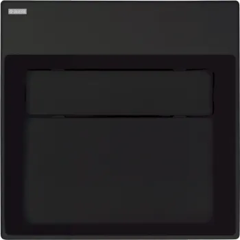Vannas istabas izlietne Deante CORREO granīta uz virsmas NERO, 400x400mm Melna