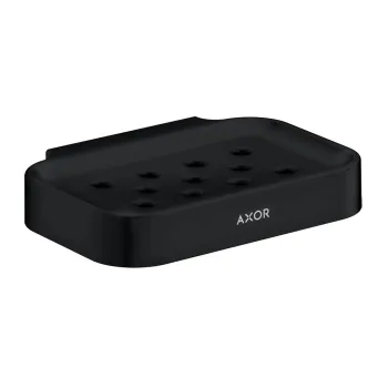Ziepju trauks Axor Universal Circular ar turētāju, matēti melns 42805670
