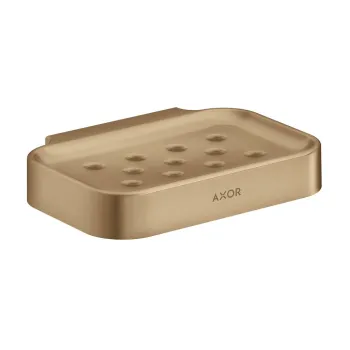 Ziepju trauks Axor Universal Circular ar turētāju, pulēta bronza 42805140