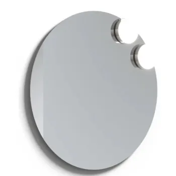 Spogulis Raguvos Baldai ECO ROUND 60cm ar 2 Solar apgaismojumu