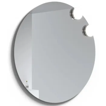 Spogulis Raguvos Baldai ECO ROUND 80cm ar 2 Solar apgaismojumu