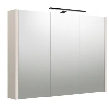 Spoguļskapītis Raguvos Baldai Urban 100 ar LED apgaismojumu grey cashmere