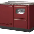 Cantrālapkures plīts Centrometal BIO-PEK 17/B-D Labā puse ar cepeškrāsni