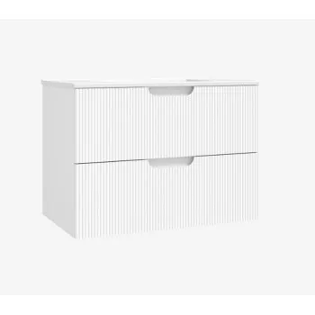 Vannas istabas skapītis OZE Hipster (bez izlietnes) 800mm Balta matēta