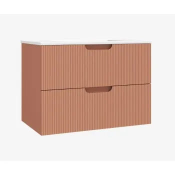 Vannas istabas skapītis OZE Hipster (bez izlietnes) 800mm Terracotta