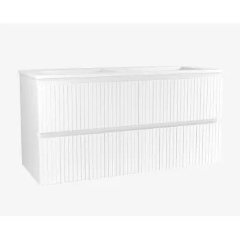 Vannas istabas skapītis OZE Hipster (bez izlietnes) 1200mm Balta matēta