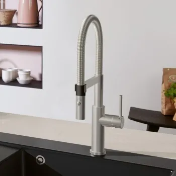 Virtuves maisītājs Villeroy & Boch Steel Expert 2.0, elastīga izteka, izvelkams, Nerūsējošais tērauds 928000LC