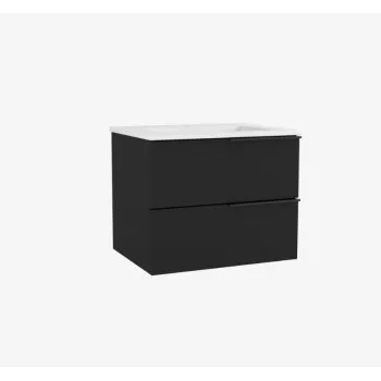 Vannas istabas skapītis OZE Celtic (bez izlietnes) 600mm Melns Matēts