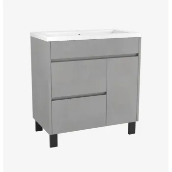 Vannas istabas skapītis OZE DANDY (bez izlietnes) 800mm Pelēks