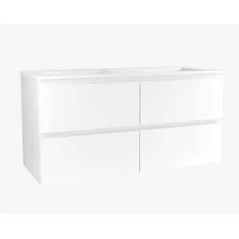 Vannas istabas skapītis OZE COME (bez izlietnes) 1200mm Balta