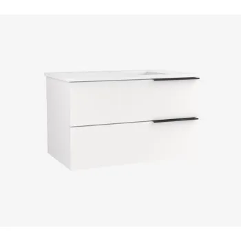 Vannas istabas skapītis OZE ar izlietni Celtic 800mm Balts