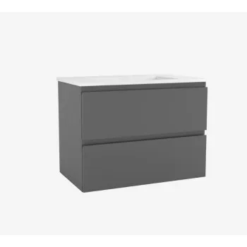 Vannas istabas skapītis OZE ar izlietni COME 1000mm Pelēks