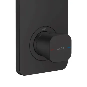 Dušas maisītājs AXOR Citterio C ar termostatu iebūvējams, matēti melns