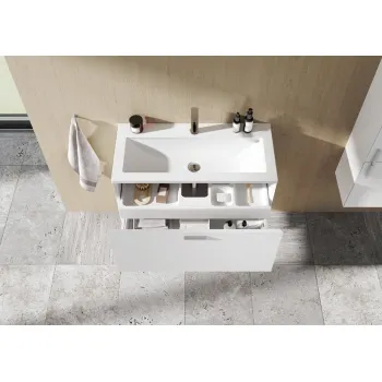 Vannas istabas skapītis Ravak SD Clear 800 II (Bez Izlietnes) Balts