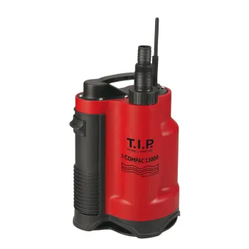 Iegremdējamais (Drenāžas) sūknis T.I.P. Pumpen I-Compac 13000 0,75kW ar integrētu pludiņu netīriem ūdeņiem