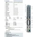 Dziļurbuma sūknis Pedrollo ar monobloku 4BLOCKM2/9 0,75HP (0,55kW ~230V)