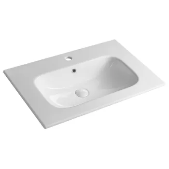 Mēbeļu izlietne Sapho PIEDRA keramikas 71x46.5cm balta