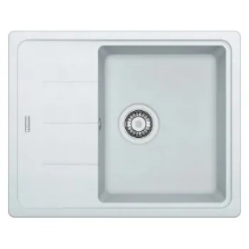 Virtuves izlietne Franke Basis Fragranīta BFG 611-62, 62x50 cm, balta-ledus 114.0285.103