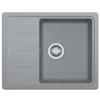 Virtuves izlietne Franke Basis Fragranīta BFG 611-62, 62x50 cm, pelēks akmens 114.0285.118