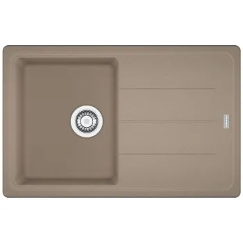 Virtuves izlietne Franke Basis Fragranīta BFG 611-78, 78x50 cm, kašmirs 114.0494.757